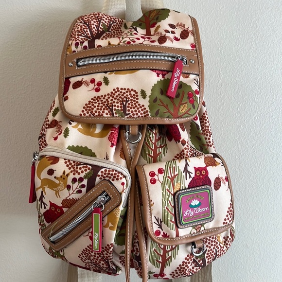 Lily Bloom Bags Lily Bloom Green Living Foxowl Backpack Poshmark